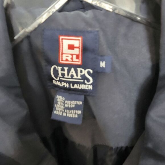 CHAPS by Ralph Lauren Harrignton Lightweight Full Zip Double Pocket Blue Men's J - Picture 4 of 4
